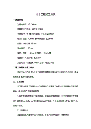 排水工程施工方案(全面).docx