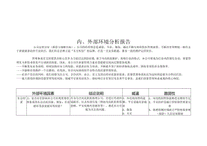 2024版质量管理体系内、外部环境分析报告.docx