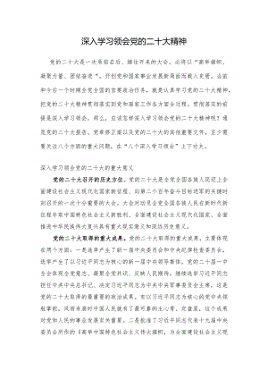 党的二十大精神宣讲稿.docx
