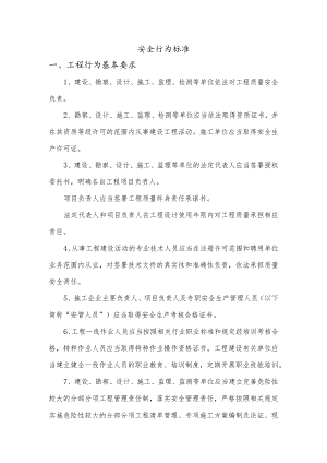 安全行为标准.docx
