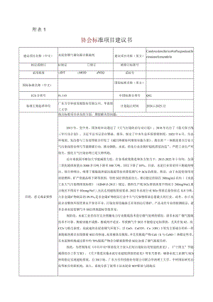 22.《水泥窑烟气催化复合脱硫剂》标准项目建议书.docx