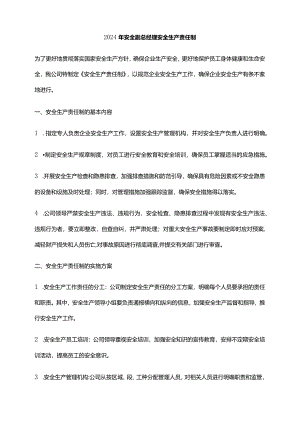 2024年安全副总经理安全生产责任制.docx