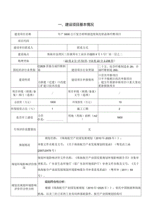 年产5000公斤复合材料级连续氧化铝晶体纤维项目环境影响报告表.docx