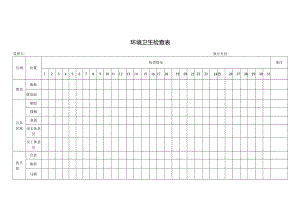 环境卫生检查表.docx