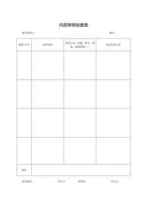 内部审核检查表.docx