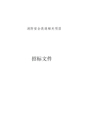 XX地产消防安全改造项目招标文件.docx
