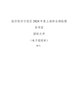土地综合测绘服务项目招标文件.docx
