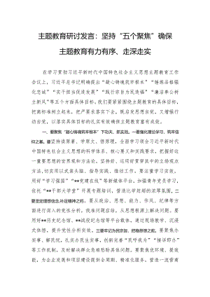 主题教育研讨发言3篇.docx