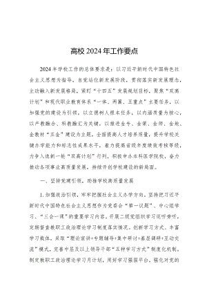 2024年工作要点（高校）.docx