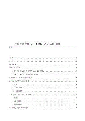 2022云原生拒绝服务（DDoS）攻击防御机制.docx