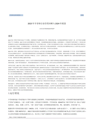 2023年半导体行业信用回顾与2024年展望.docx