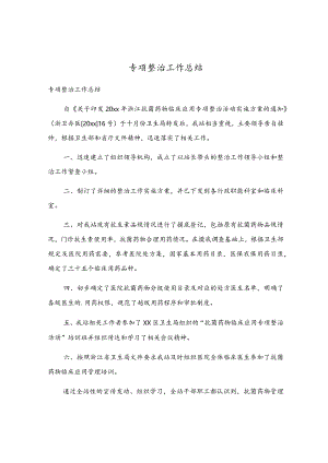专项整治工作总结.docx