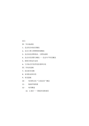 北京世贸商业营销策划报告.docx