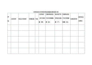 区电动自行车停放充电设施建设情况统计表.docx