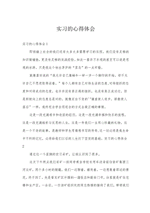 实习的心得体会.docx