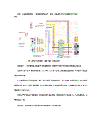 简单的改动实现一个变频器分别独立拖动两个电机老板高不高兴.docx