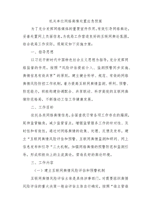 机关单位网络舆情处置应急预案.docx