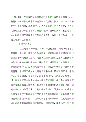 局党委书记抓基层党建工作述职述廉报告.docx