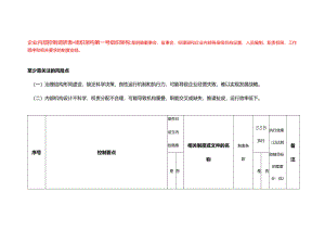 企业内部控制调研表-组织架构.docx