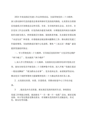 街道2024年度党建工作计划.docx