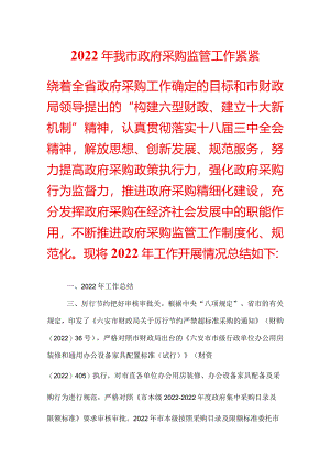 政府采购工作总结范文.docx