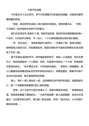 《元宵节包汤圆》500字优秀作文.docx