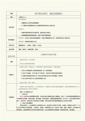 《大学生职业素养》教案第4课端正职业心态稳攀生涯巅峰.docx