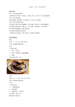 中医内科主治医师资格笔试基础知识考点解析(25)：理气药.docx
