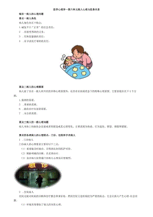 中医内科主治医师资格笔试相关专业实践能力考点解析(25)：病人心理与医患关系.docx