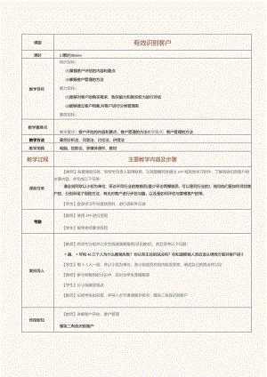 《推销技巧与商务谈判》教案第6课有效识别客户.docx