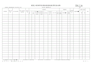 建设工程材料采购验收检验使用综合台账.docx