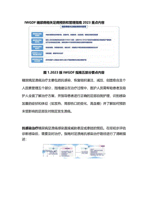 IWGDF糖尿病相关足病预防和管理指南2023重点内容.docx