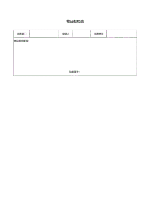 物品报损表（模版）.docx