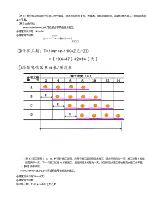 流水施工例题解析.docx