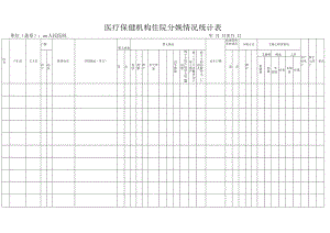 医院住院分娩情况登记表.docx