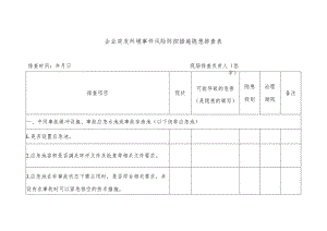 企业突发环境事件风险防控措施隐患排查表.docx