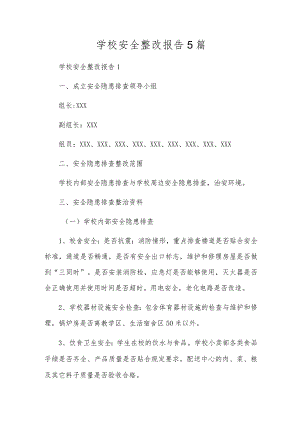 校园安全整改报告5篇.docx