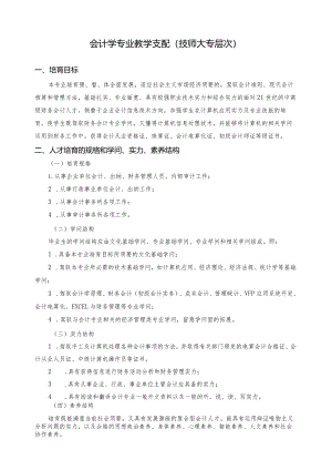 2024级技师会计学专业教学计划.docx