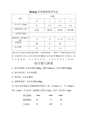 NO.28Bishop宫颈成熟度评分法.docx
