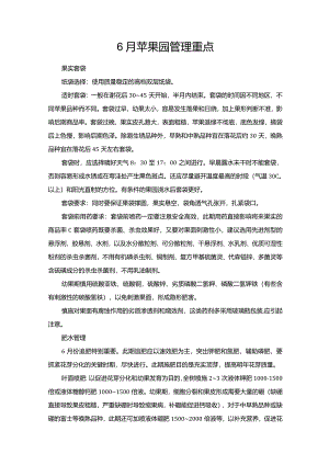6月苹果园管理重点.docx
