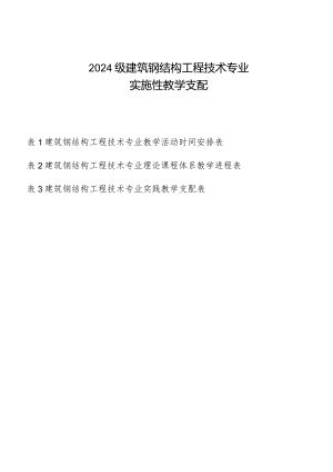 2024级建筑钢结构工程技术专业.docx