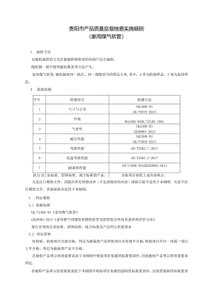 5.贵阳市产品质量监督抽查实施细则（家用煤气软管）.docx