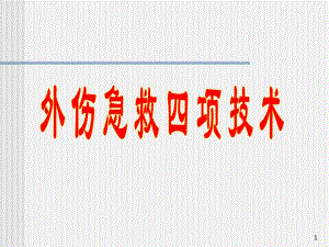 急救四项技术.ppt