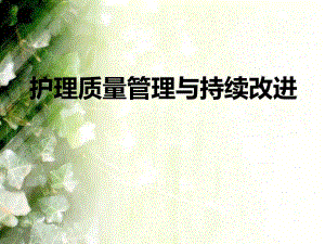 护理质量管理与持续改进.ppt