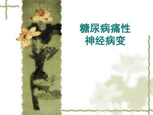 糖尿病痛性神经病变.ppt