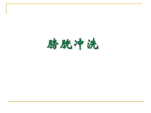 膀胱冲洗.ppt