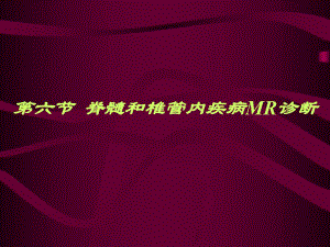 脊髓和椎管内疾病(2学时).ppt.ppt