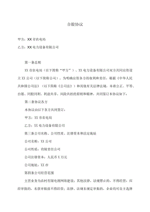 合股协议（2024年）.docx