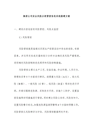 集团公司安全风险分级管控信息系统搭建方案.docx