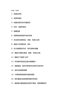 设备常见隐患排查目录.docx